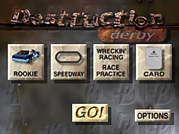 Destruction Derby (EU) screen shot title